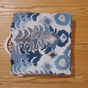 17x17 Pillow cover (1) in ikat print